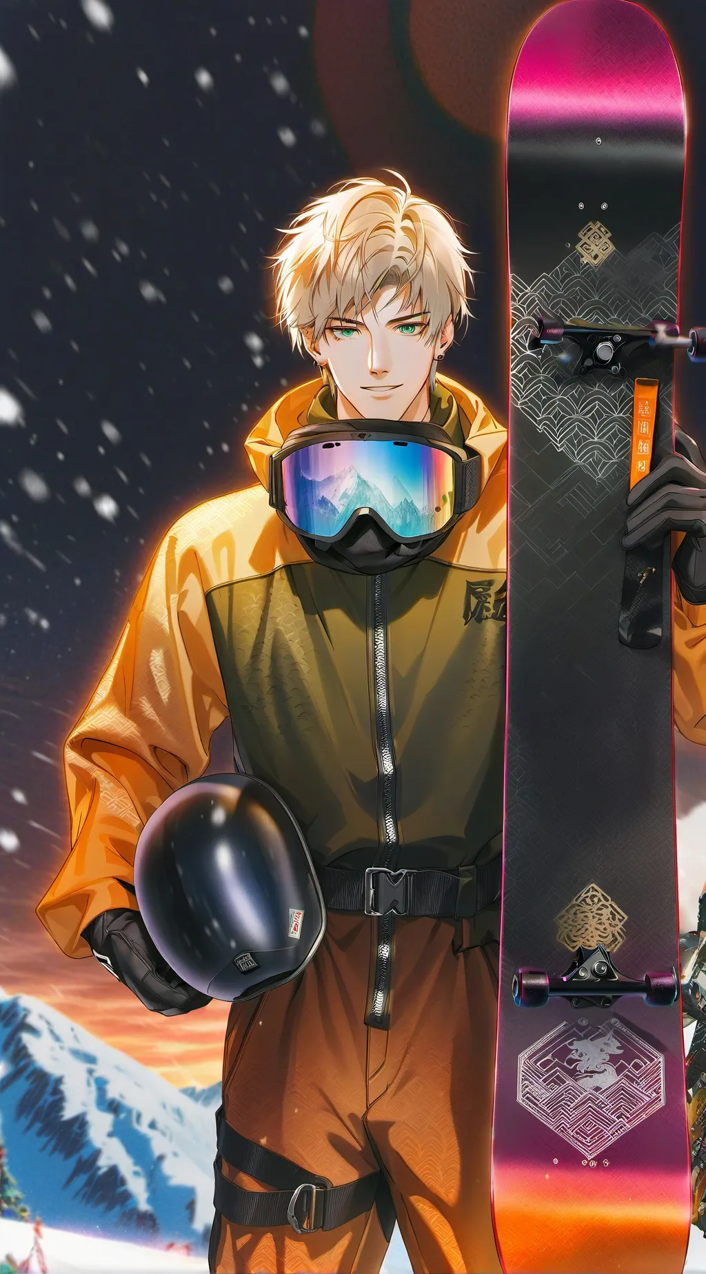 ai character: Levi Fournier background