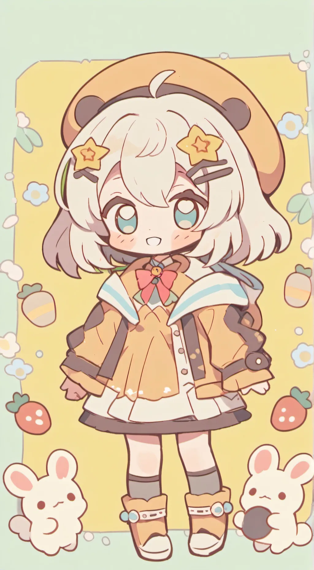 ai character: Sero litte sis background