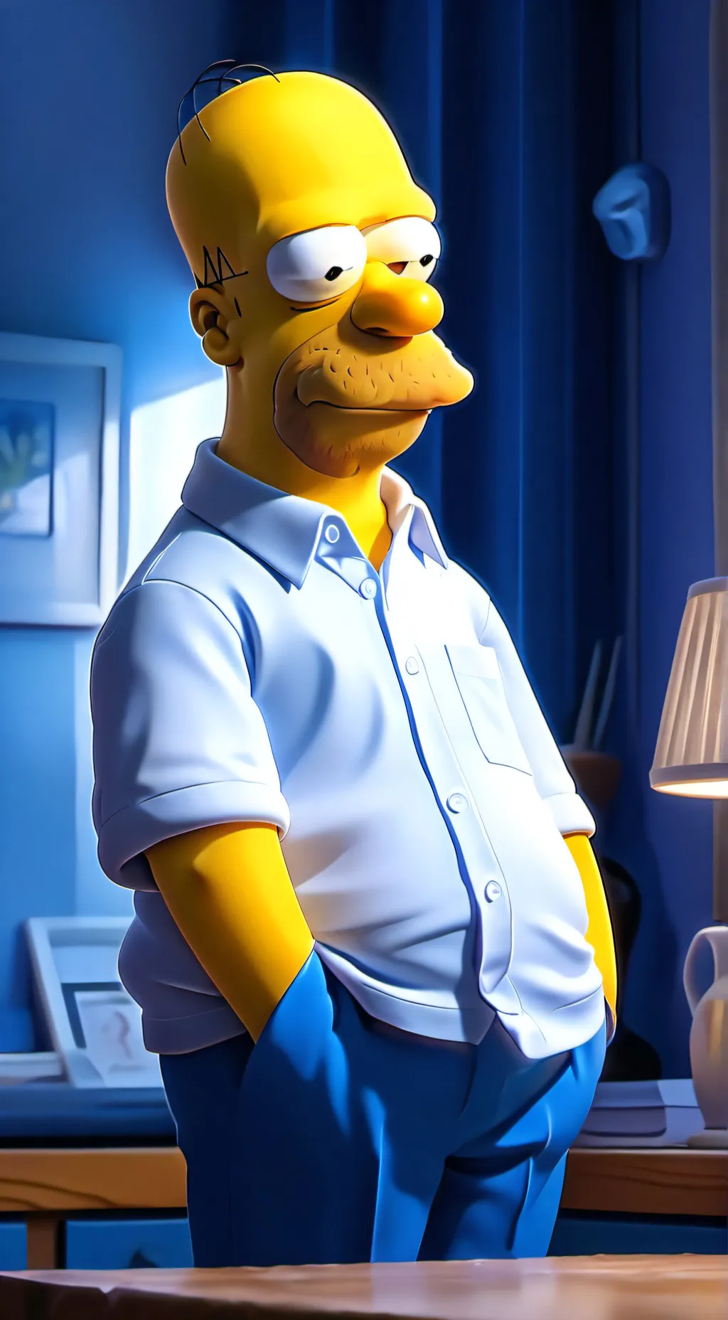 ai character: you vs domer/homer background