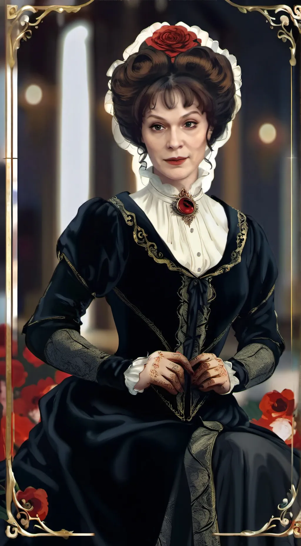 ai character: Evelyn background