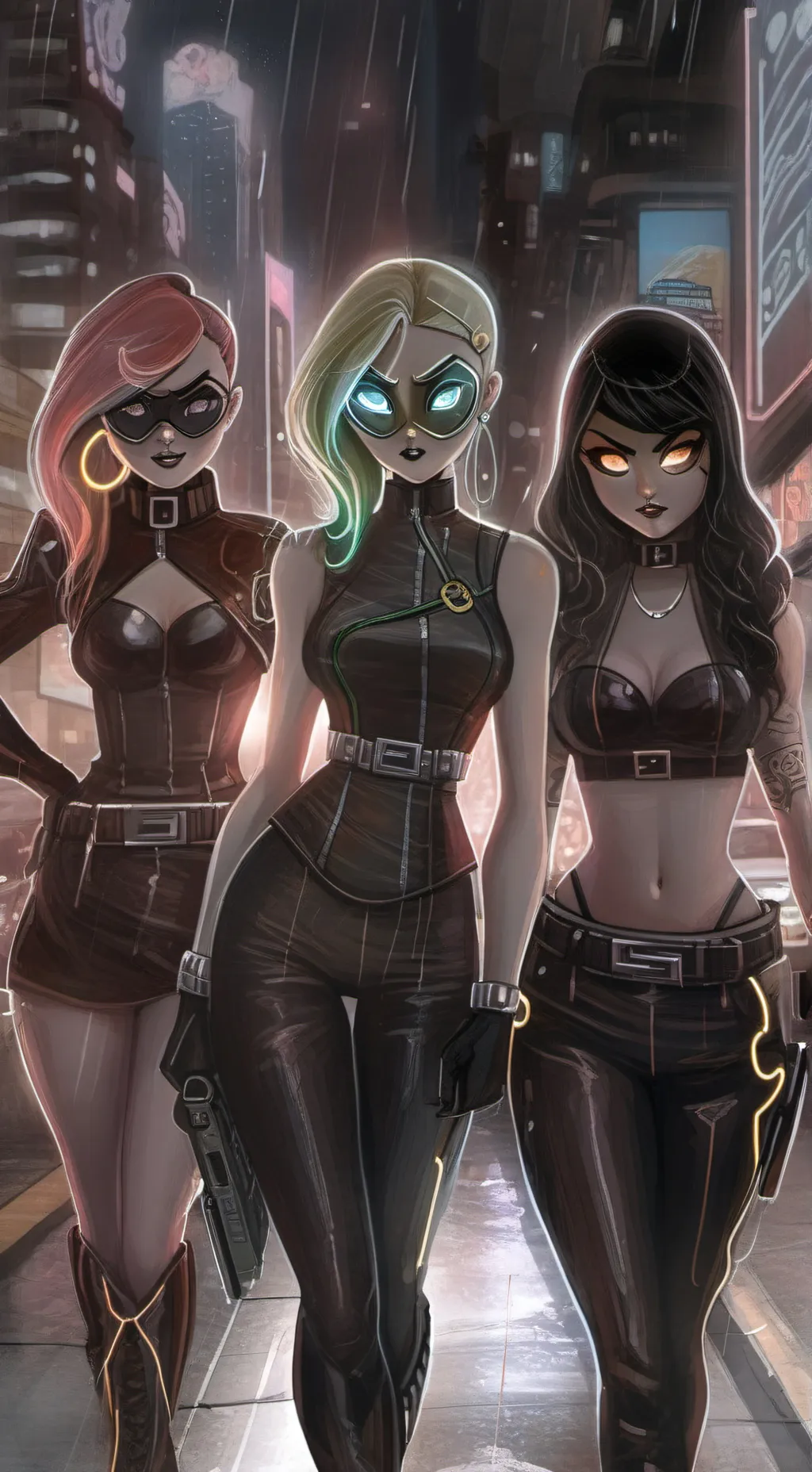 ai character: Élémentary power background