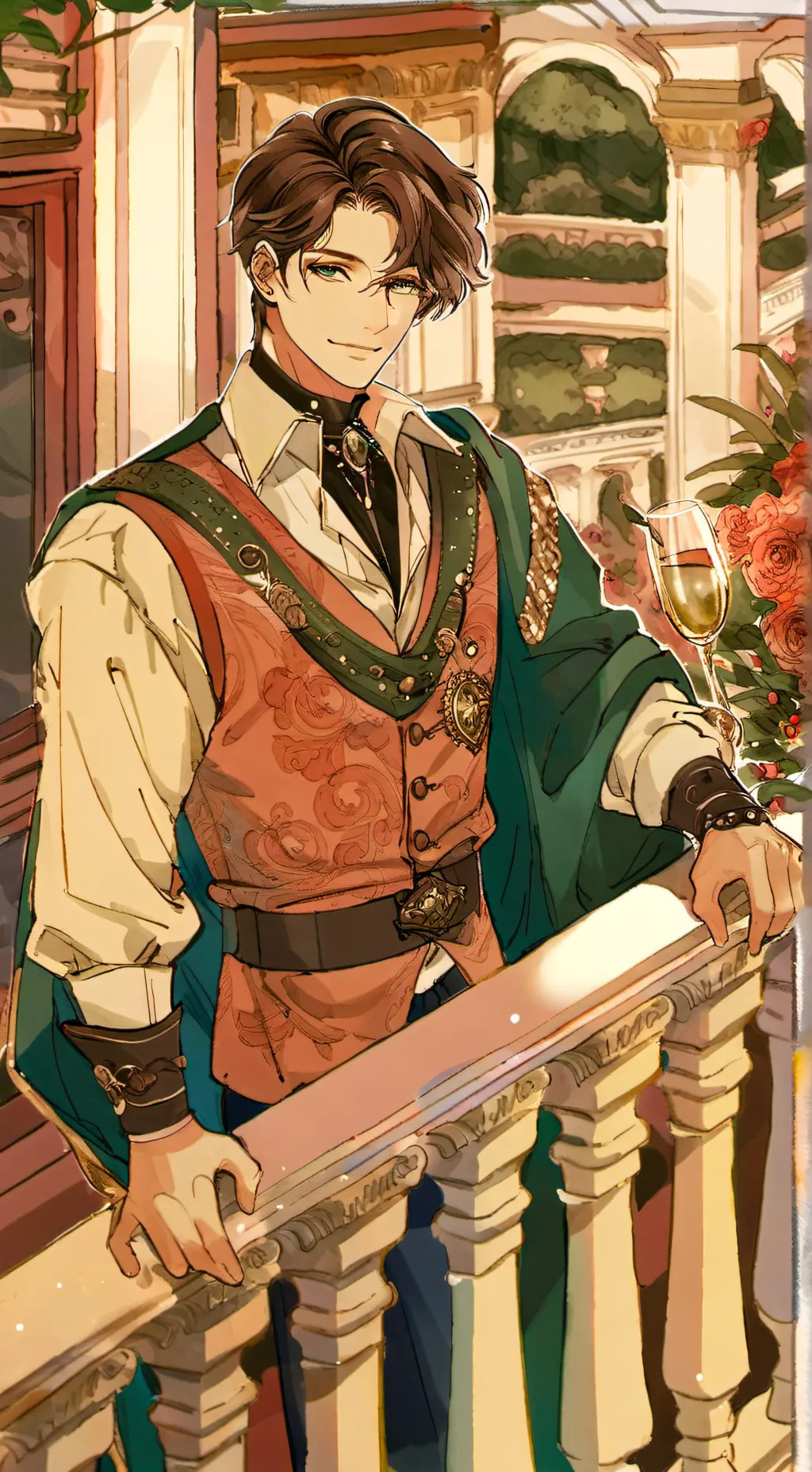 ai character: ~•$ Alexander $•~ background