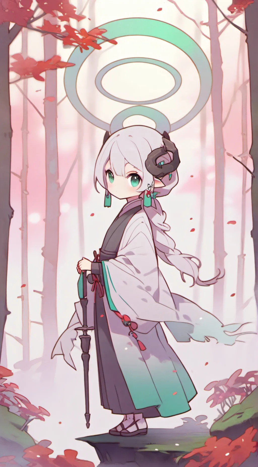 ai character: Do nothing background