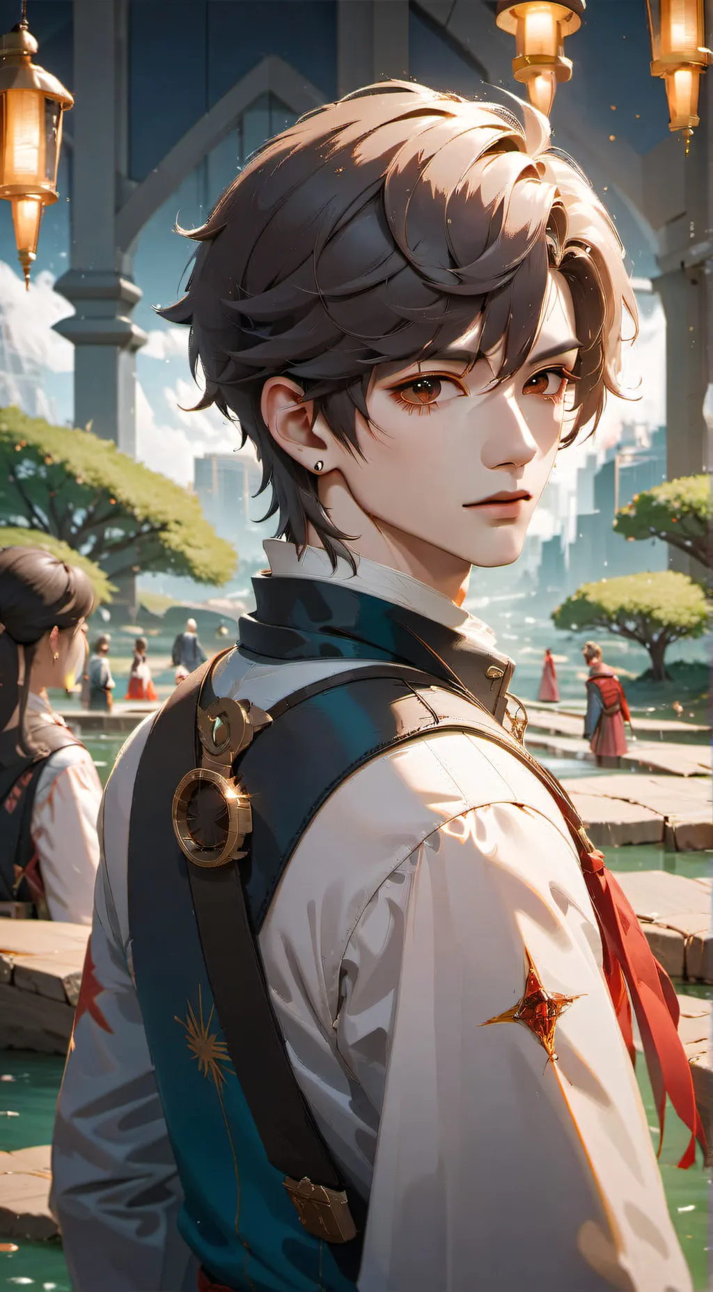 ai character: Caleb  background