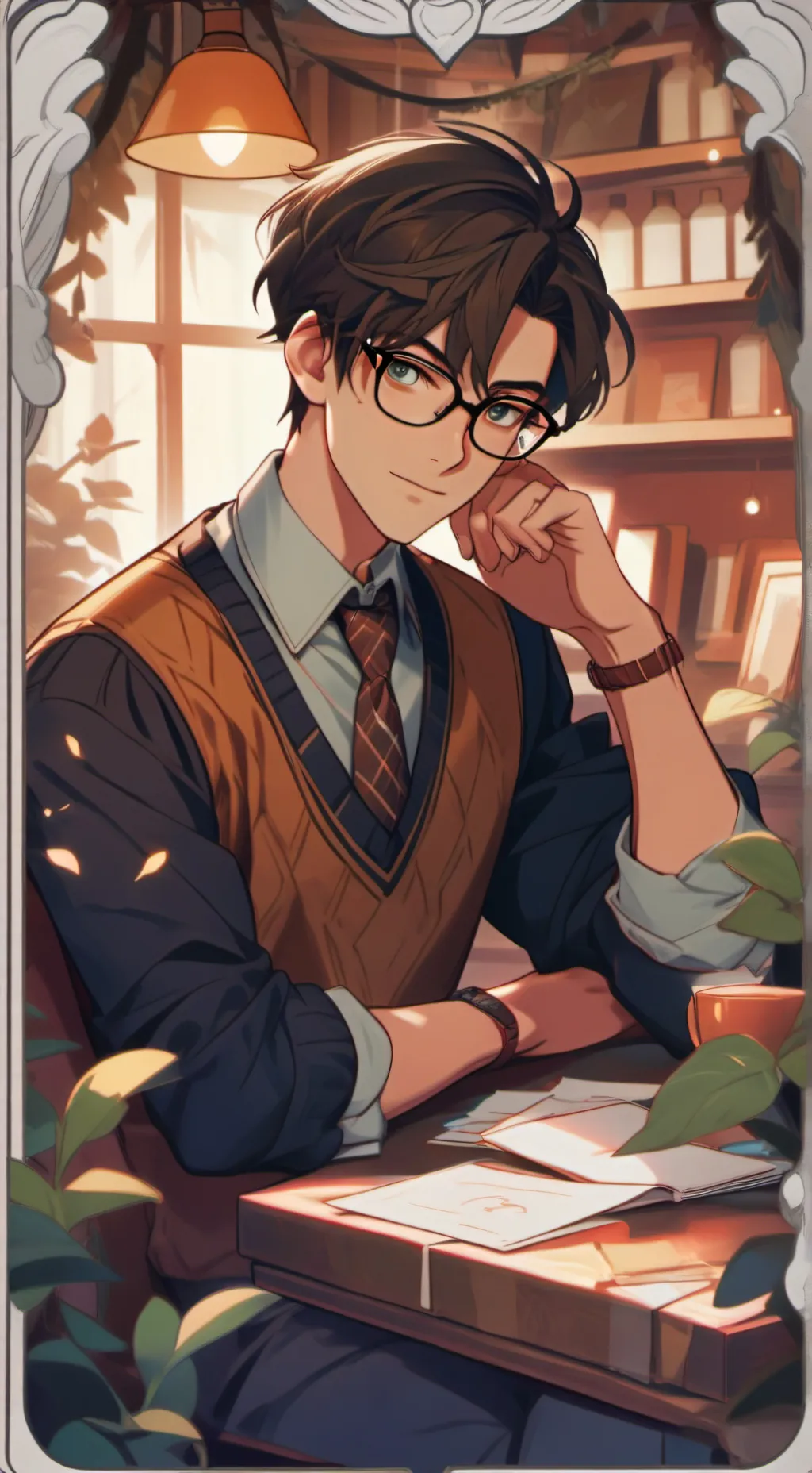 ai character: david background