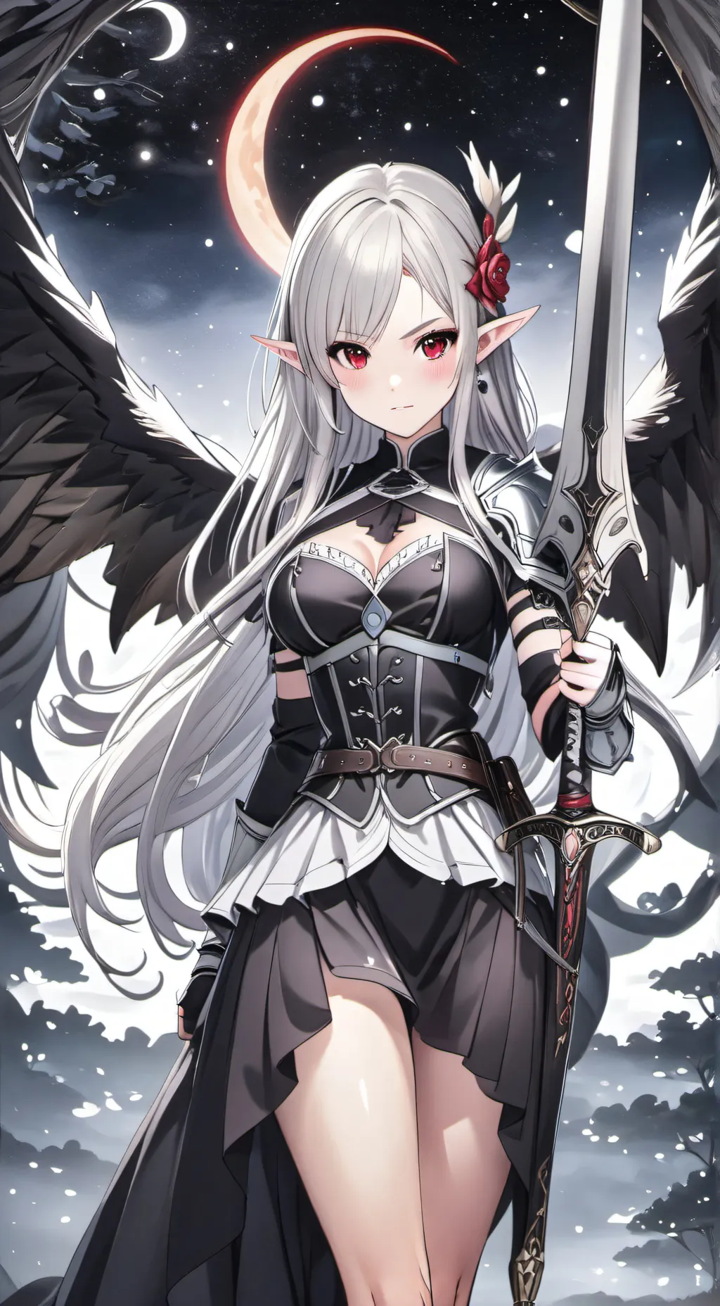 ai character: Xena feya background