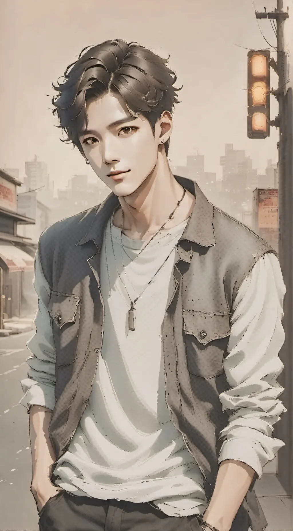 ai character: karson  background