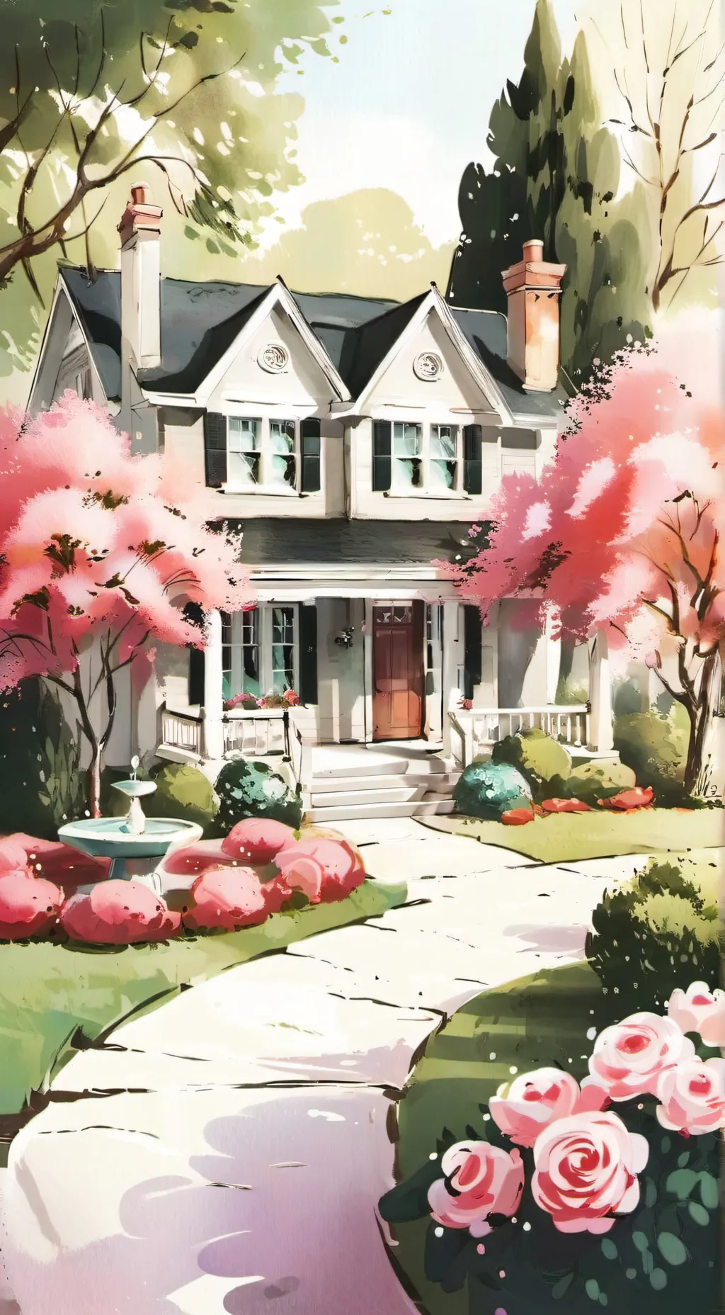 ai character: HH in your house background