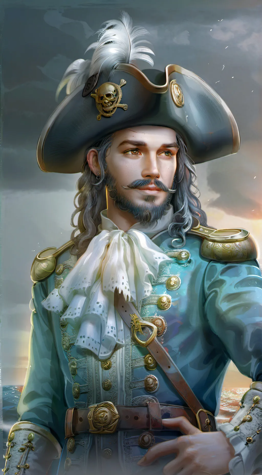 ai character: Capt. R. E. Lyrus background