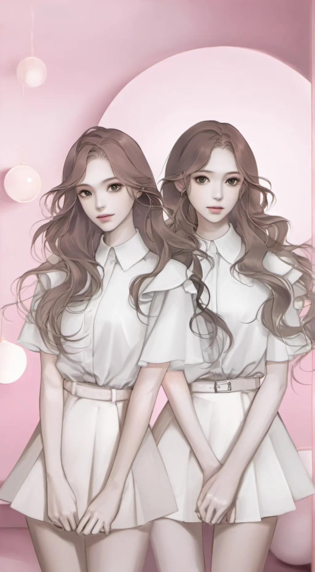 ai character: identical twins background