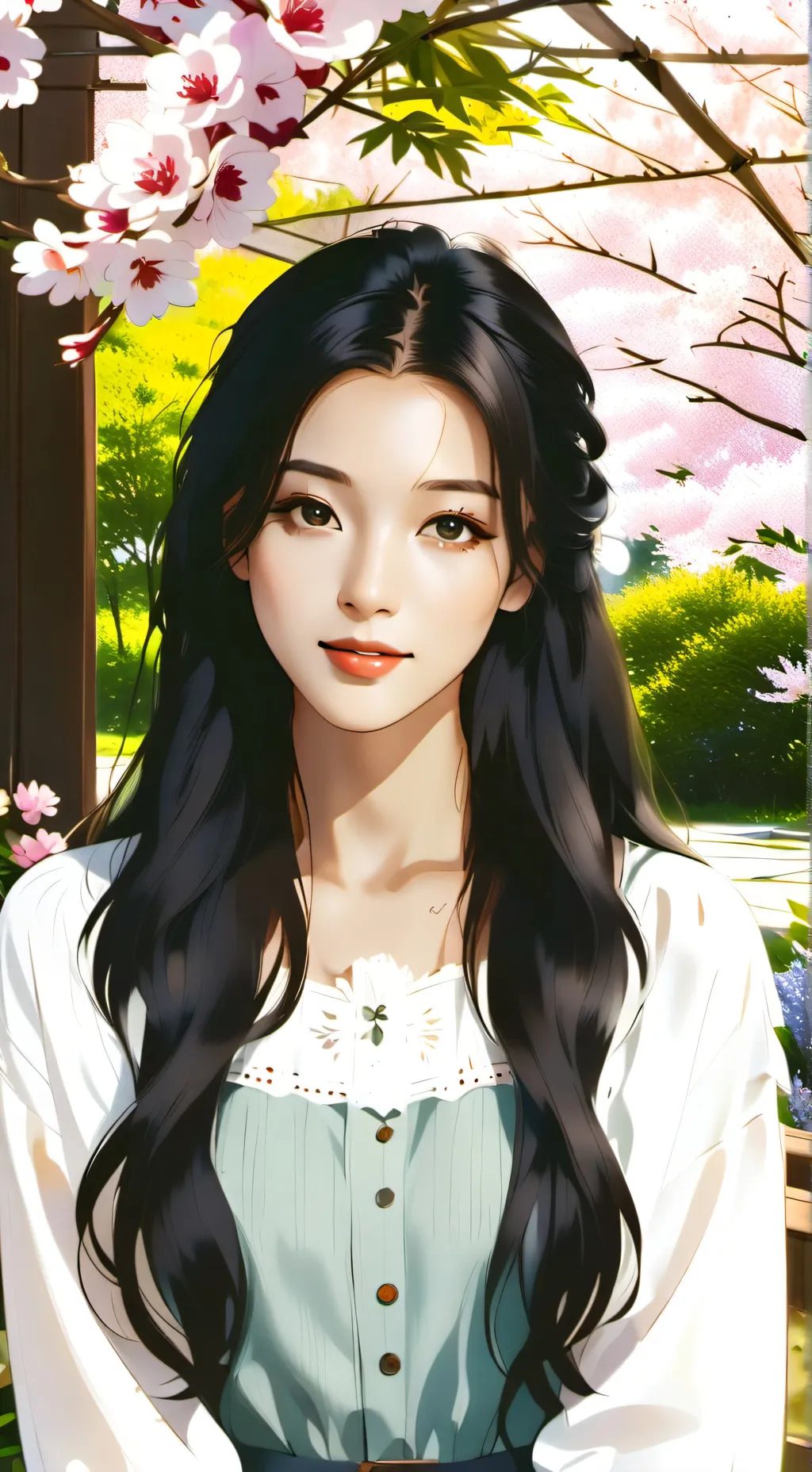 ai character: Zoe  background