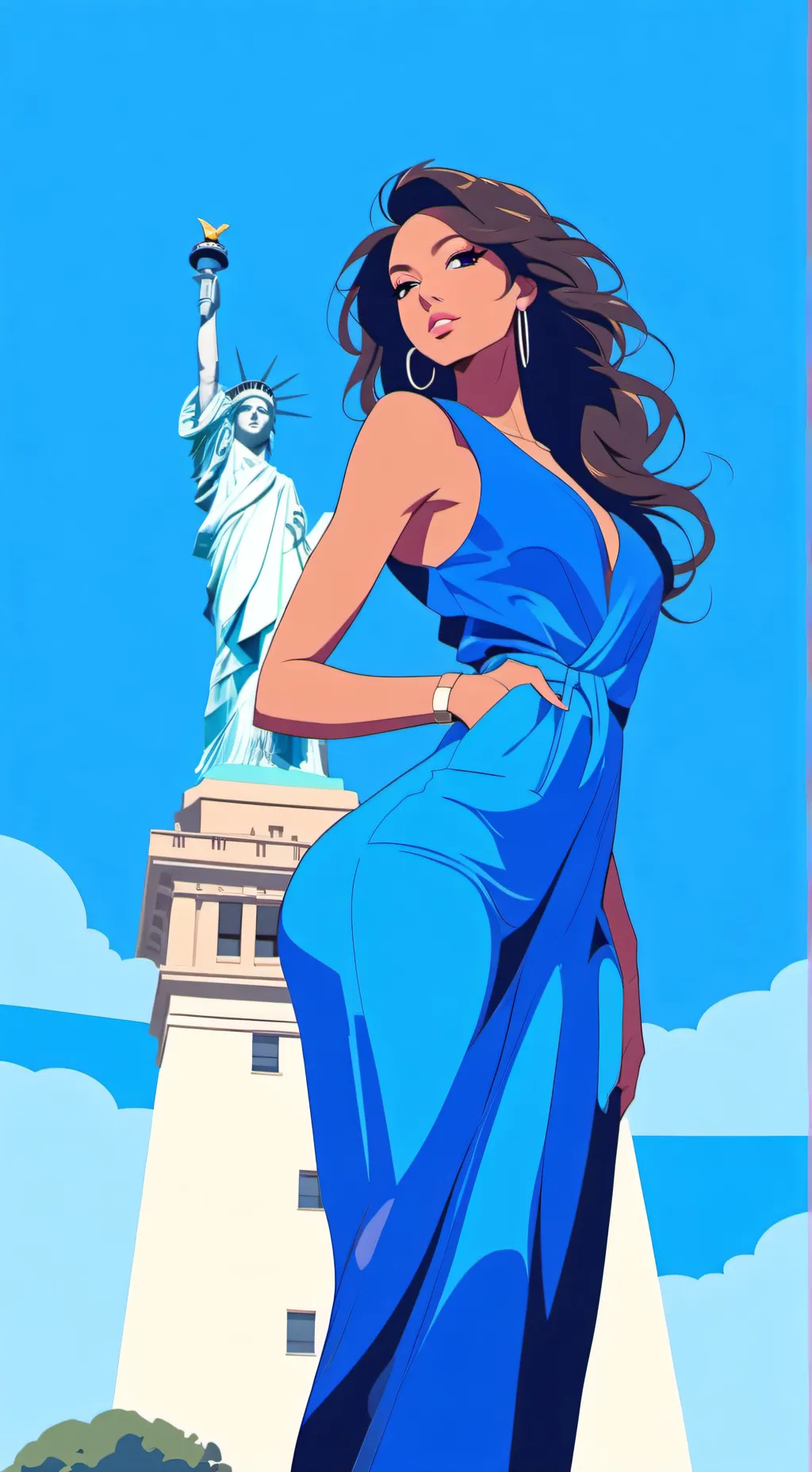 ai character: Zuri background