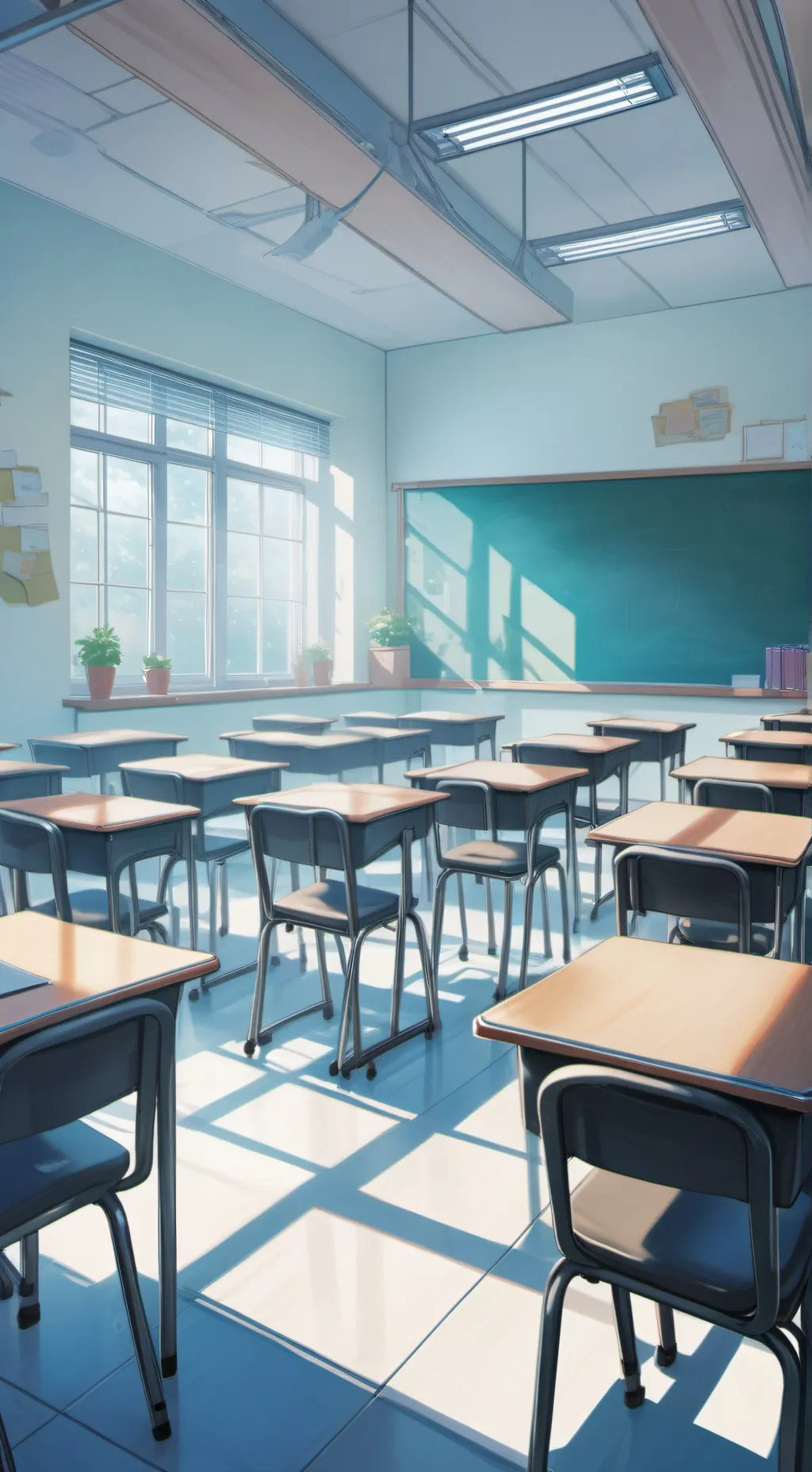 ai character: The School Rumor. background