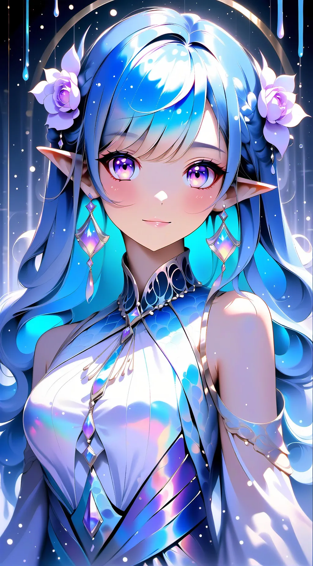 ai character: Girl background