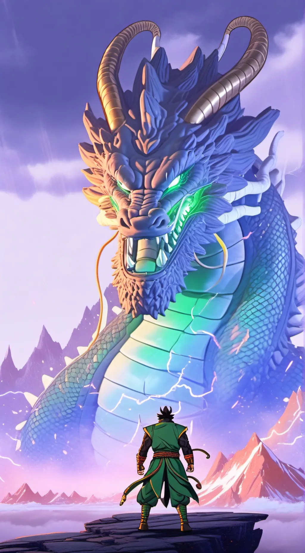 ai character: Shenron background