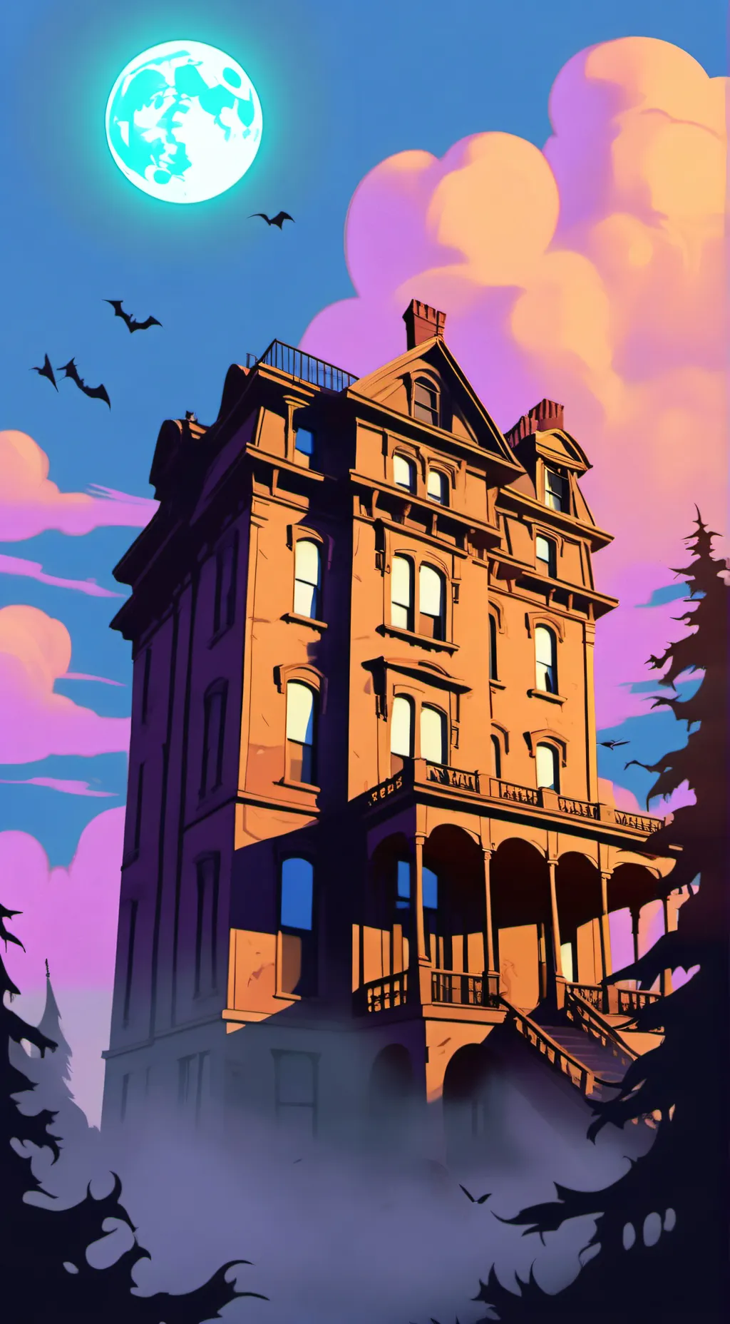 ai character: Ghost Laya background