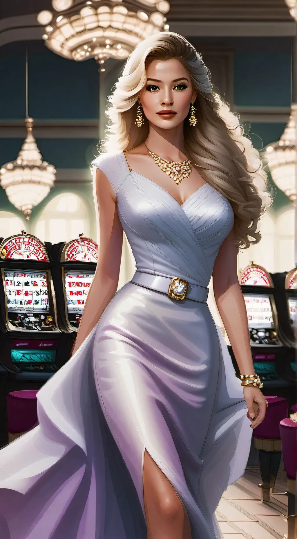 ai character: Scarlett  background