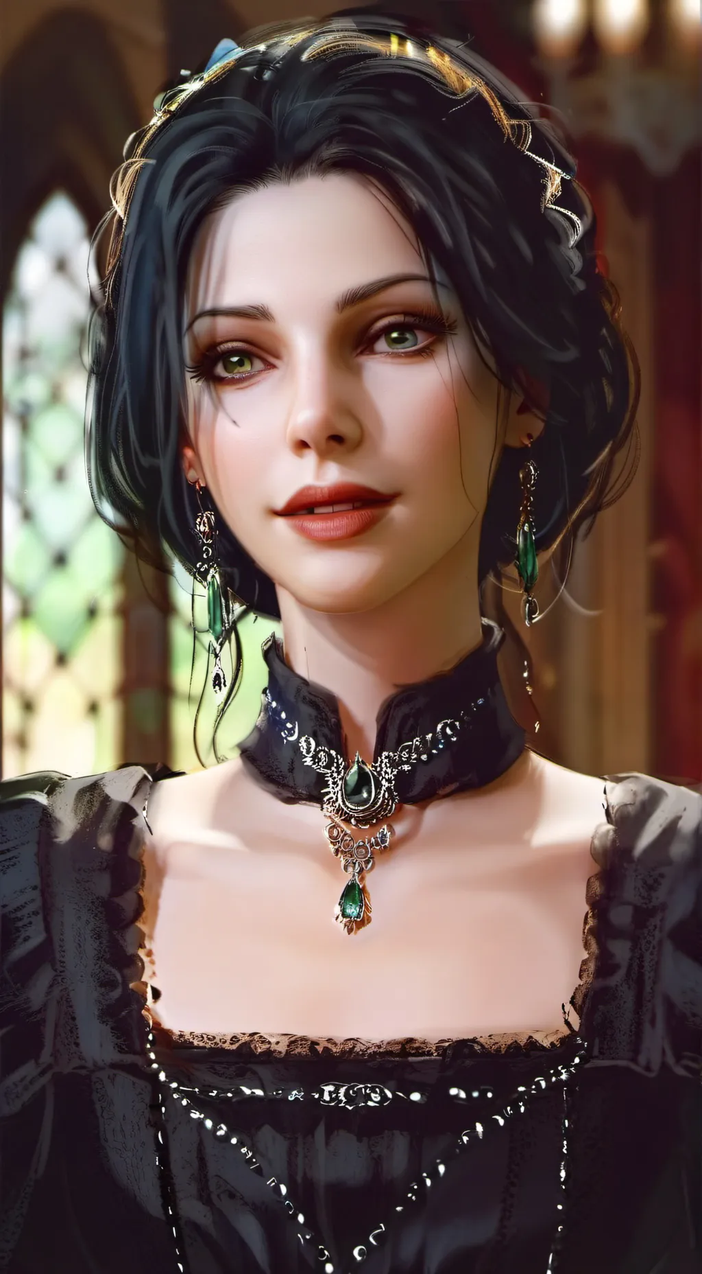 ai character: anolog horror background