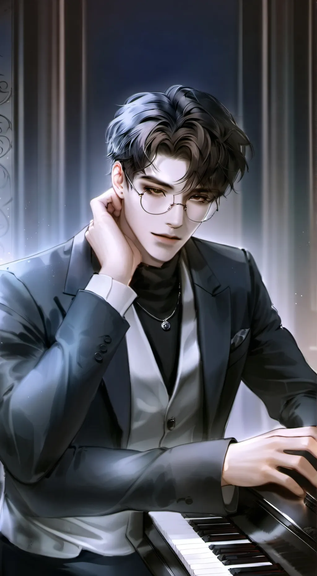 ai character: Damian background