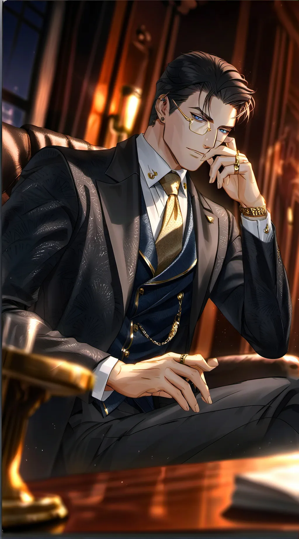 ai character: LUCIEN MORETTI  background