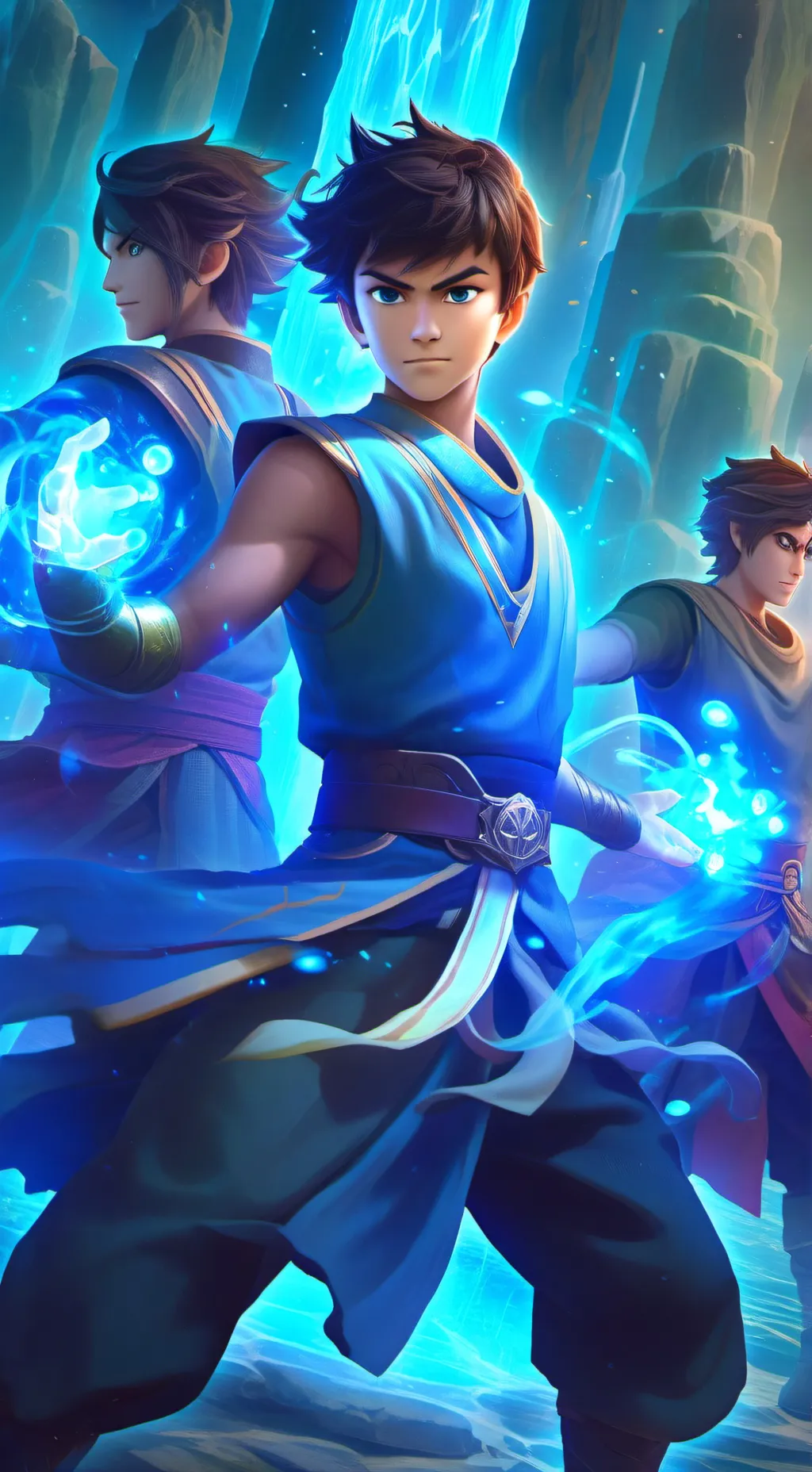 ai character: Elemental Academia background