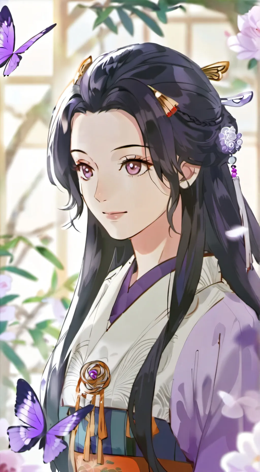 ai character: kny new hashira background