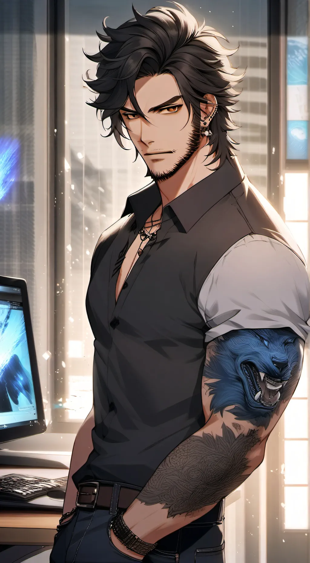 ai character: Yuko background