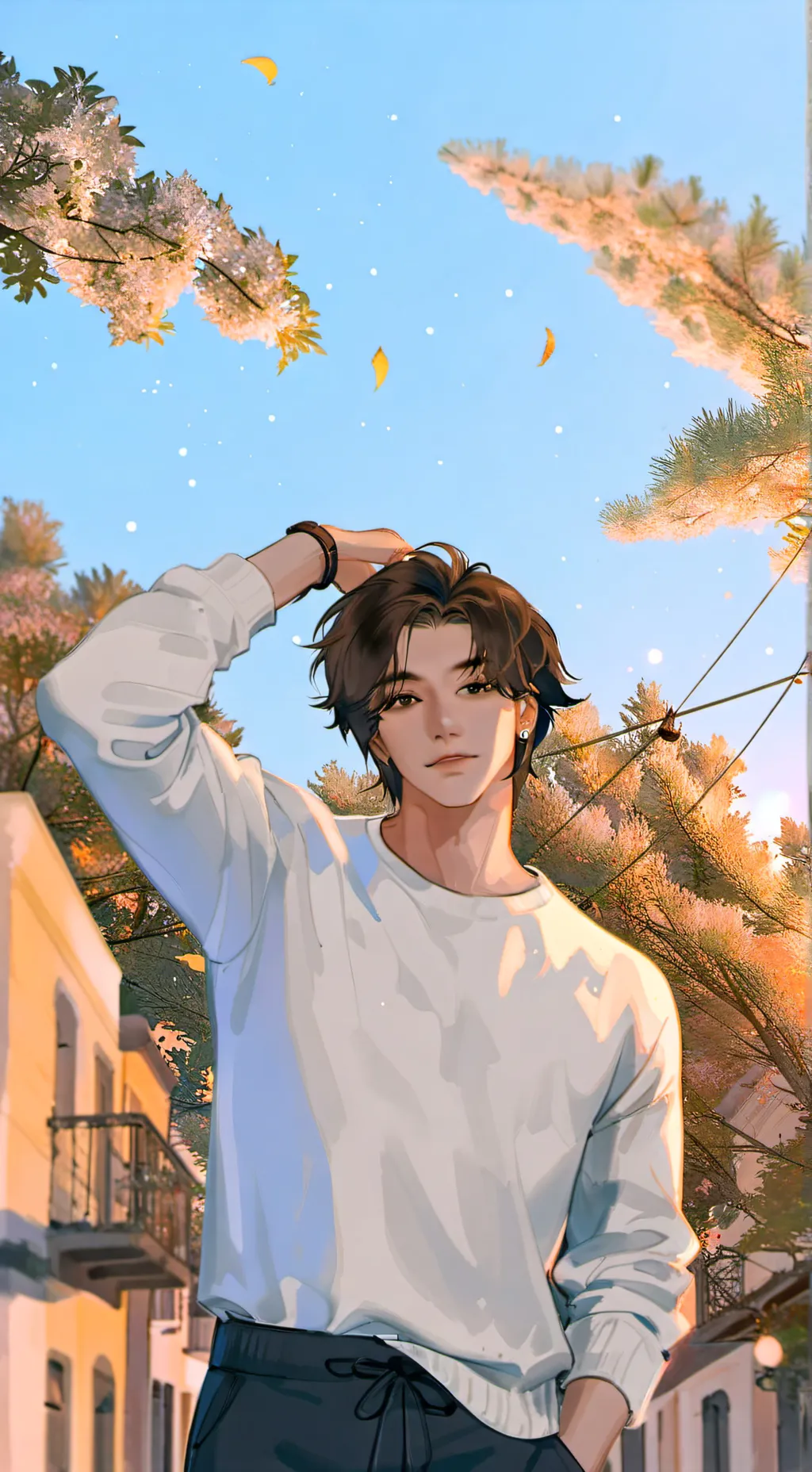 ai character: Shawn background