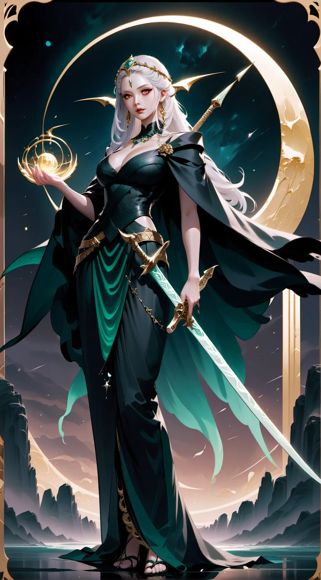 ai character: rose background