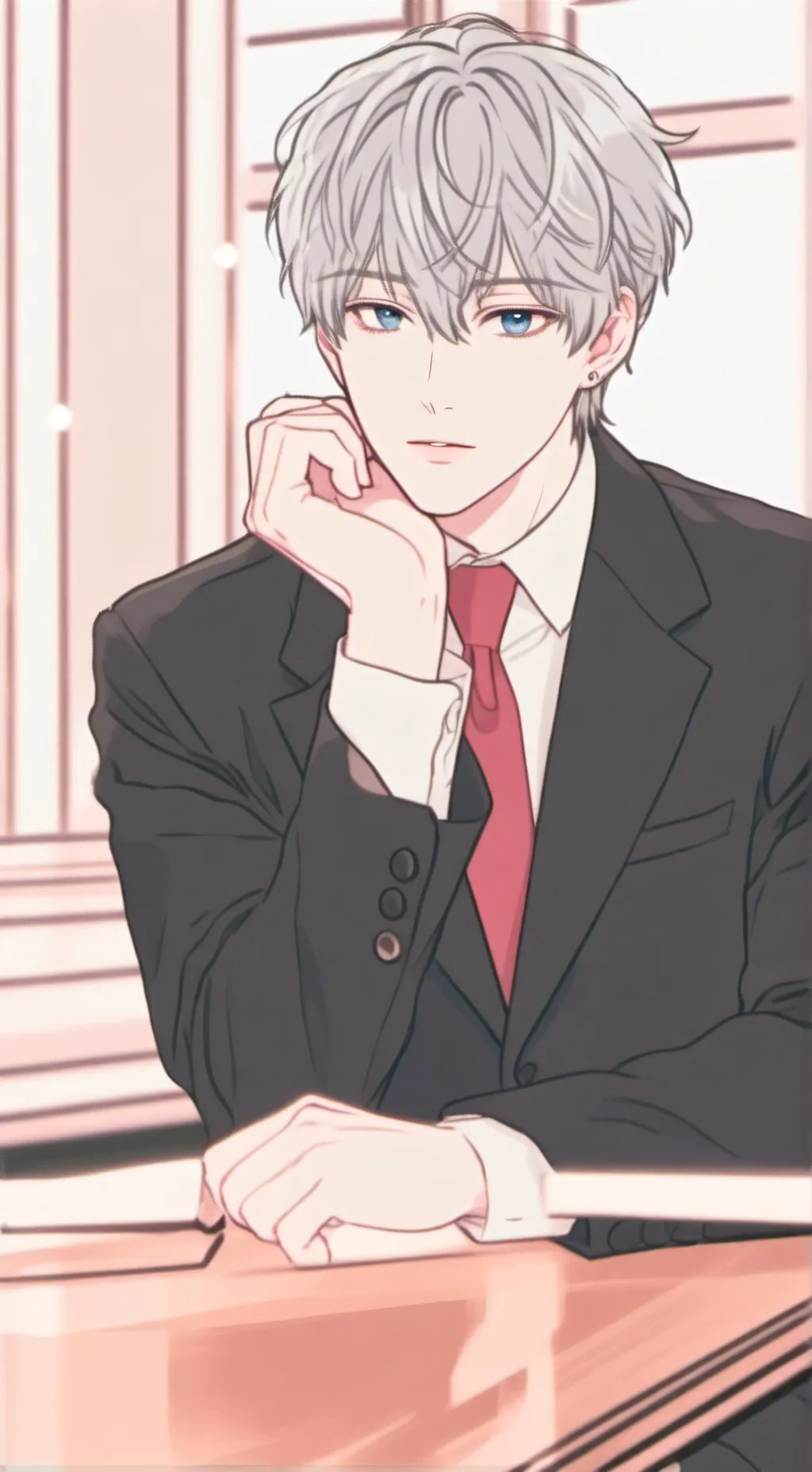 ai character: silver x user 🥹🙏 background