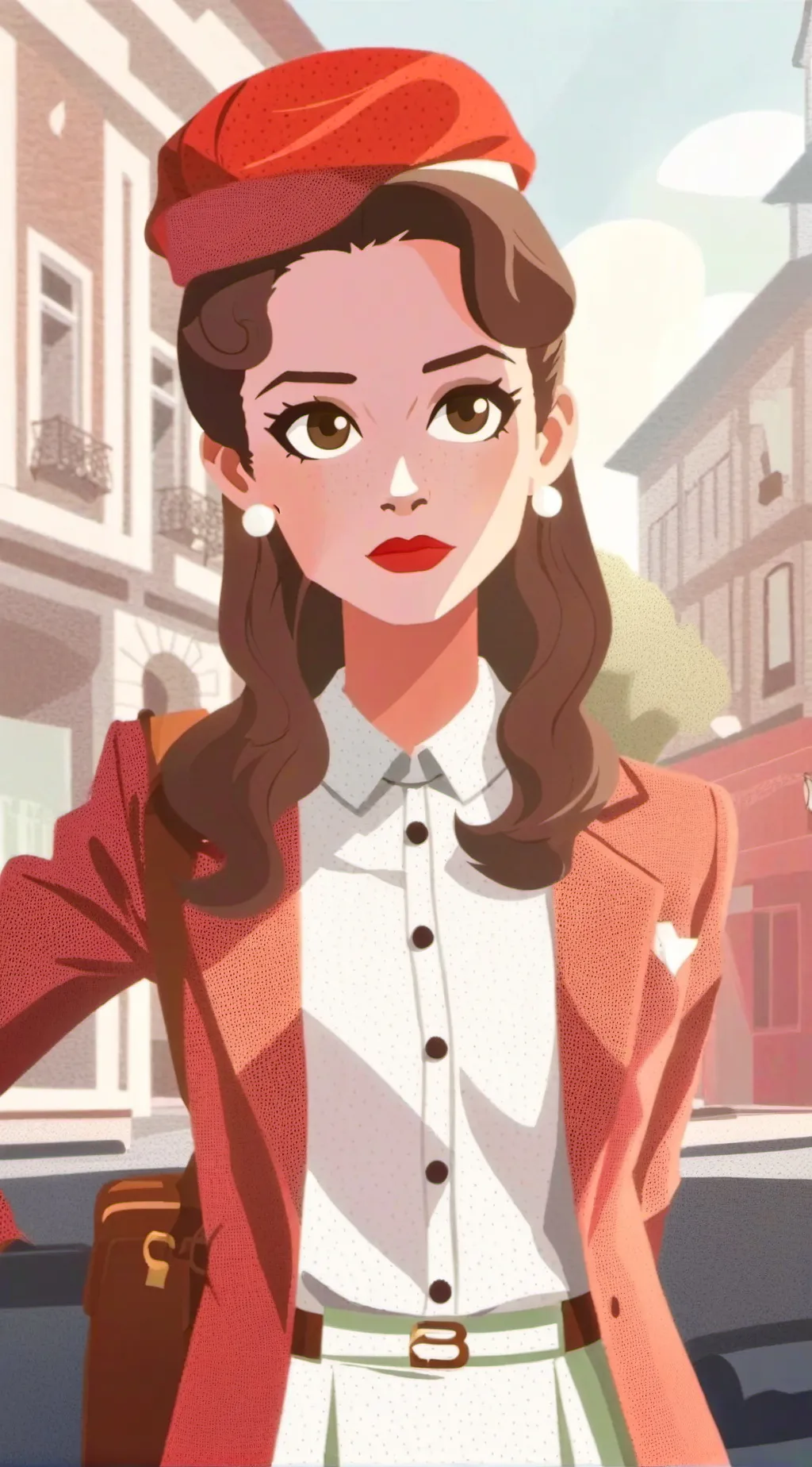 ai character: Ava ￼ background