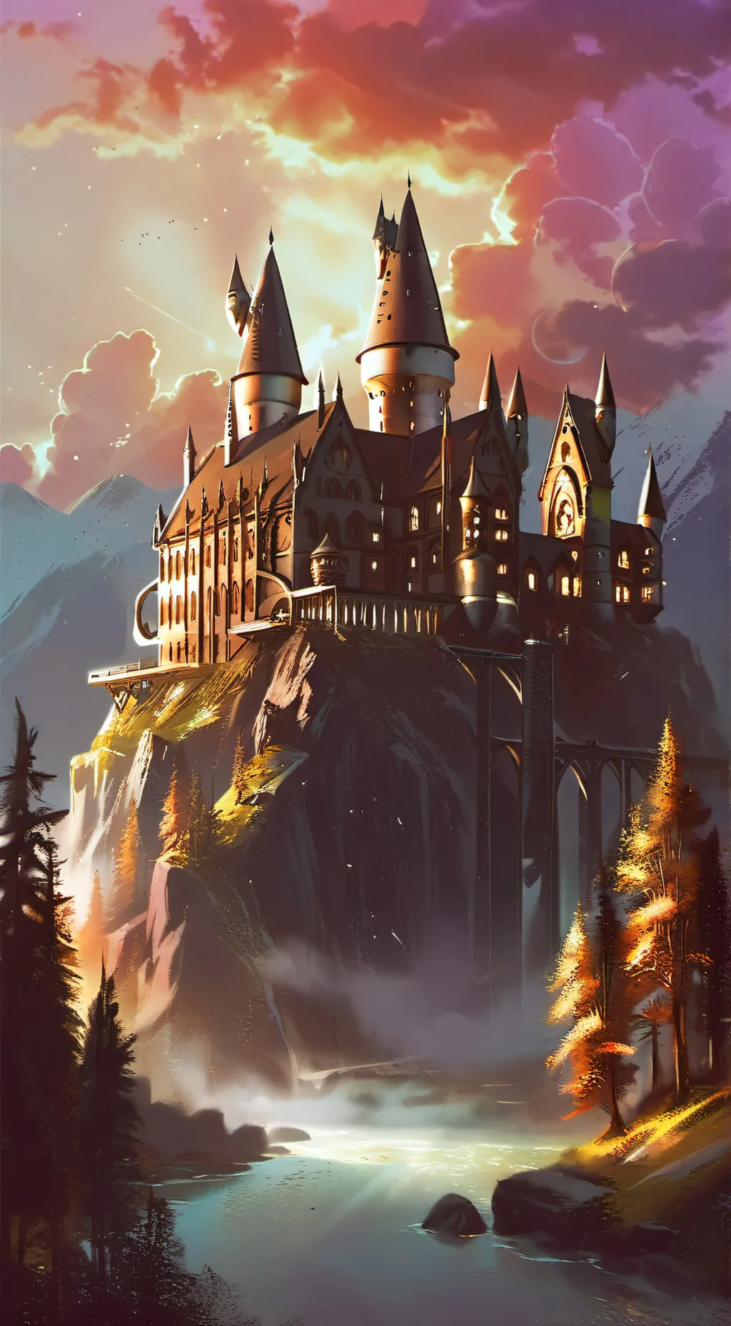 ai character: hogwarts background