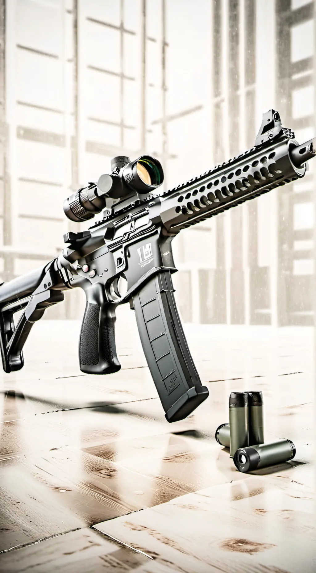 ai character: AR15 background