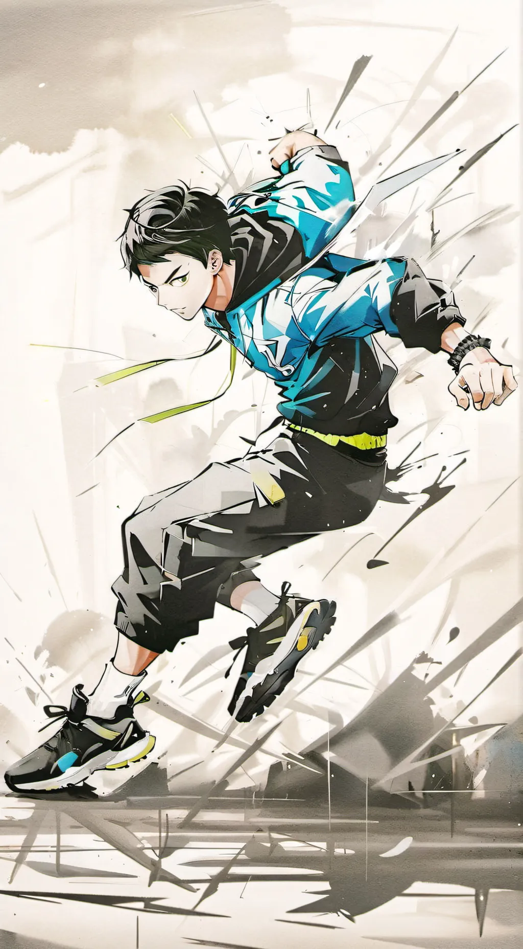 ai character: MHA Bat boy background