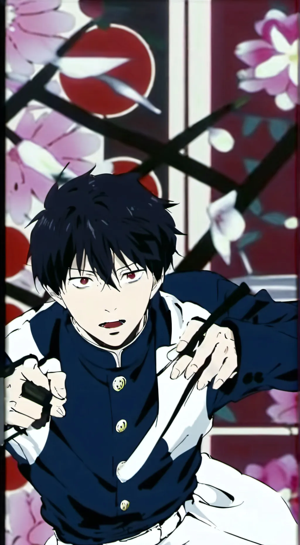 ai character: Jjk x mha  background