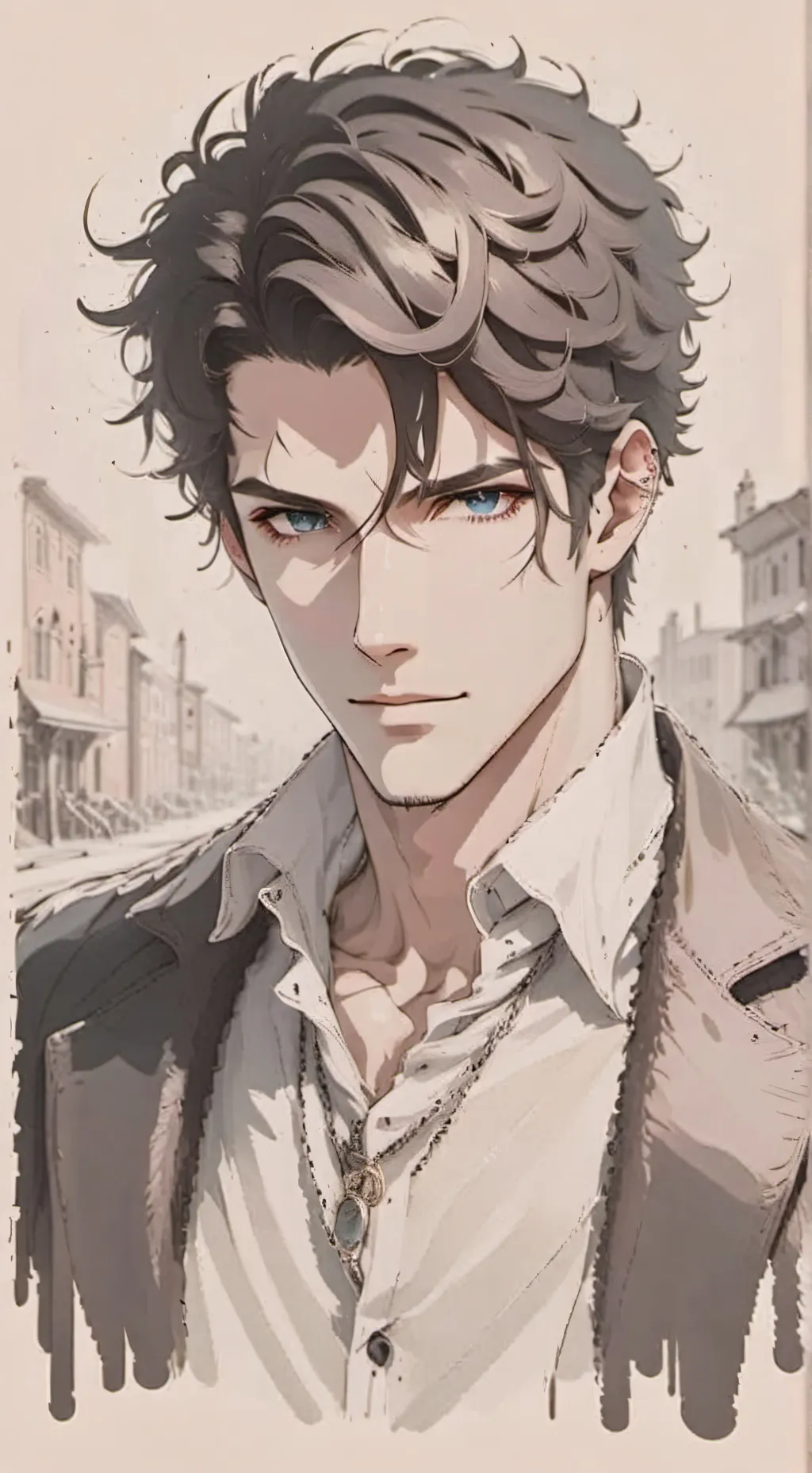 ai character: Pro hero au background