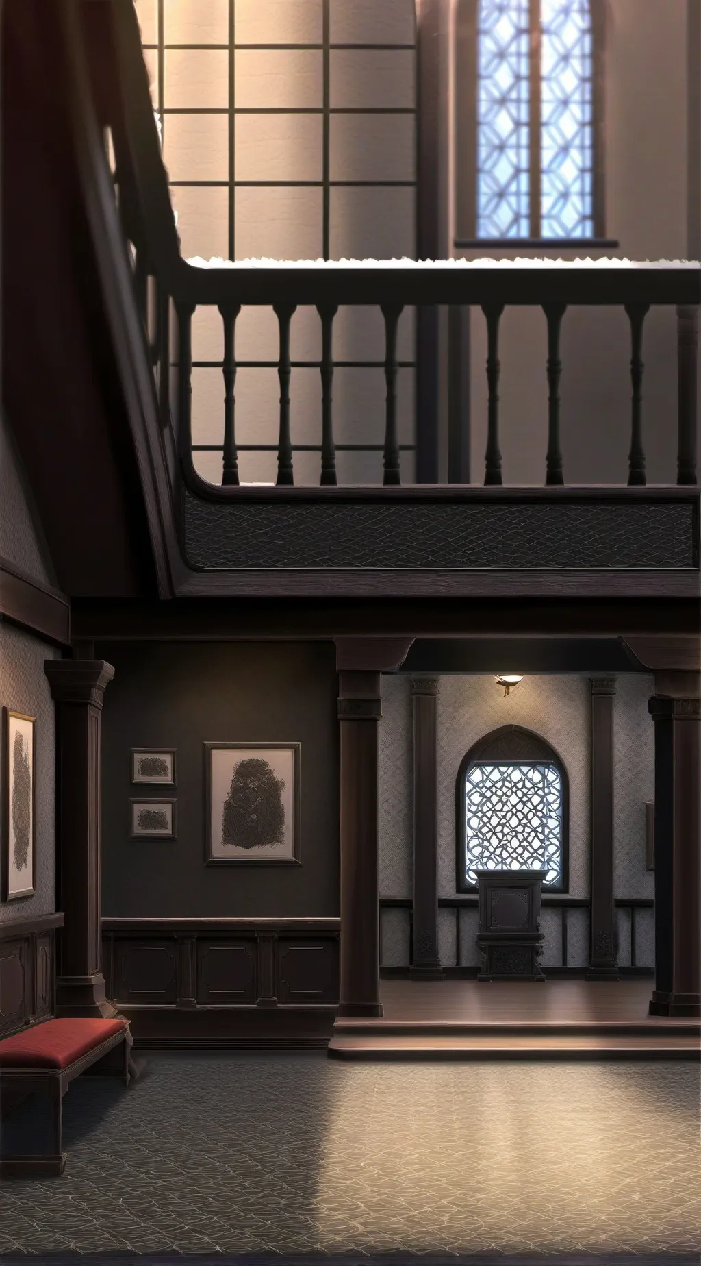 ai character: Smiling/nightmare background