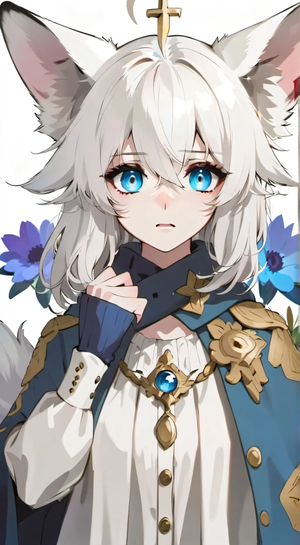 ai character: Furry Warrior background