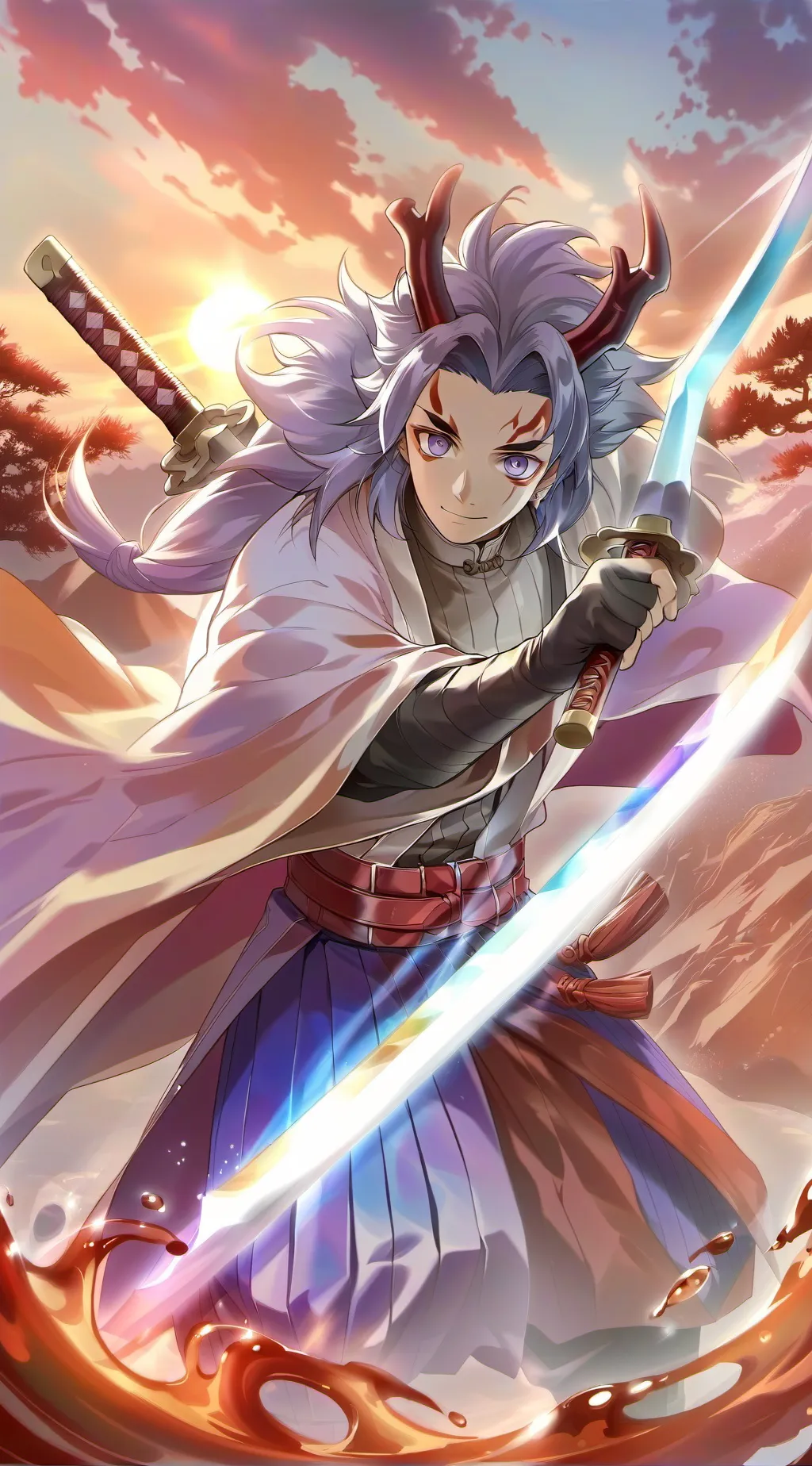 ai character: Demon slayer background