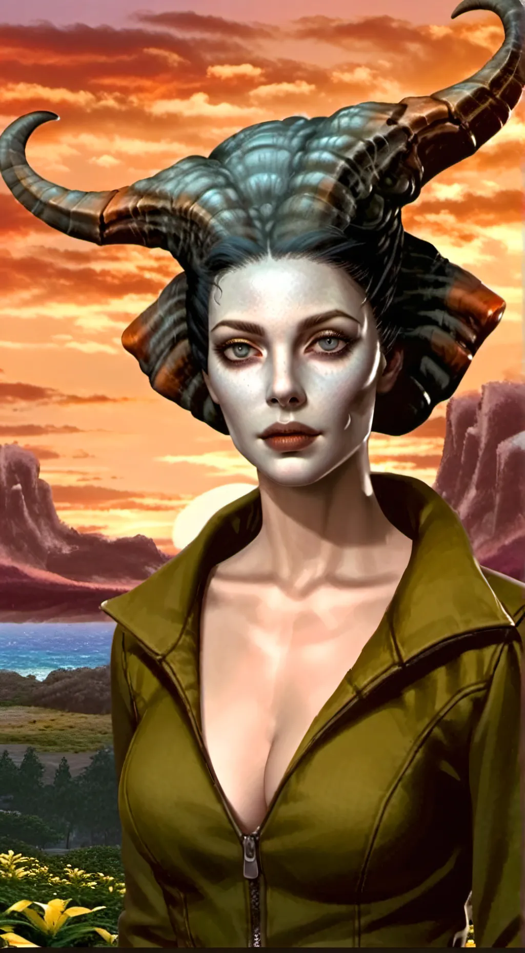 ai character: Seraphina background