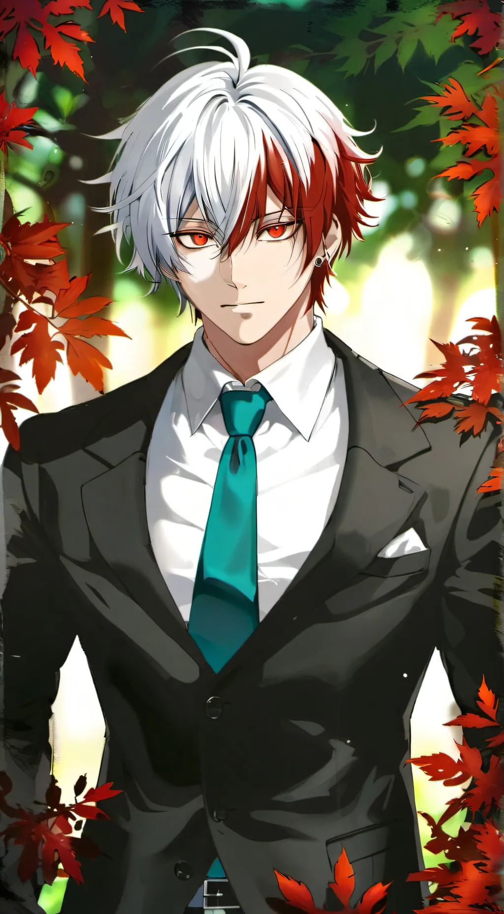 ai character: shoto todoroki mha background