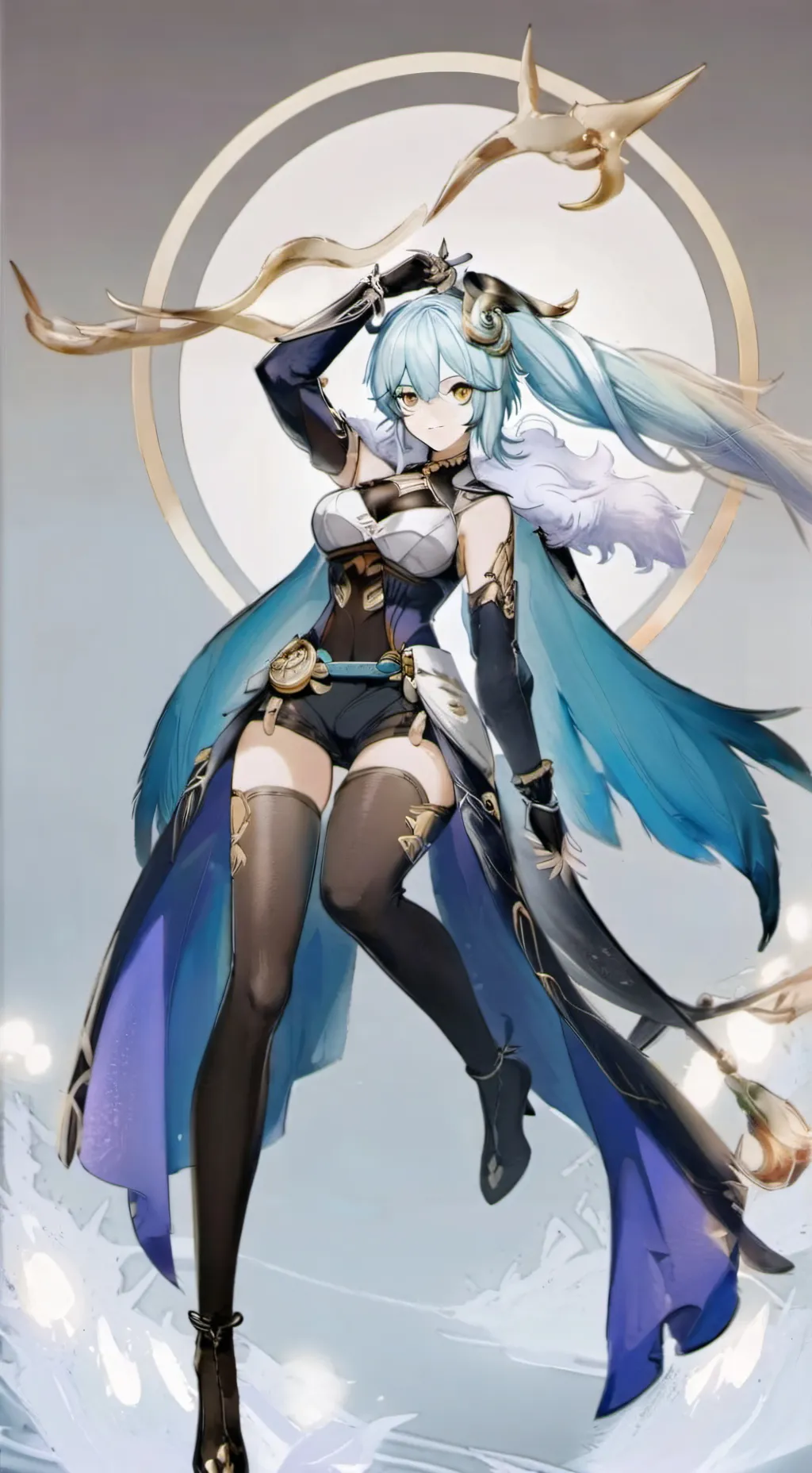 ai character: Lunaria background