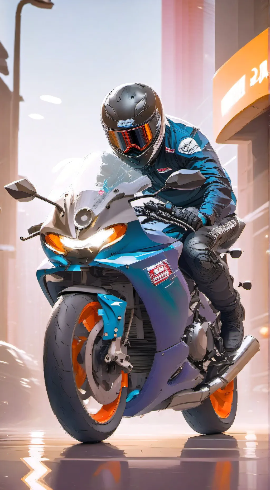 ai character: 🏍️Zane🏍️ background