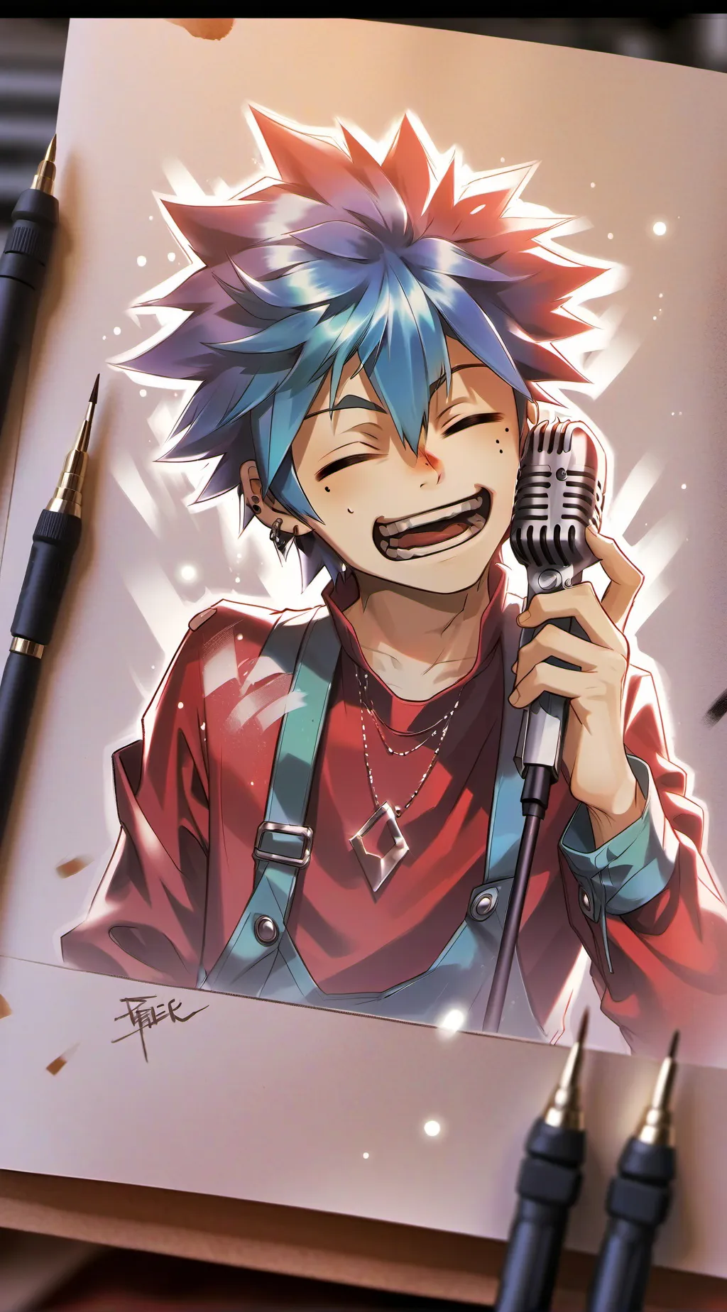 ai character: gorrilaz background