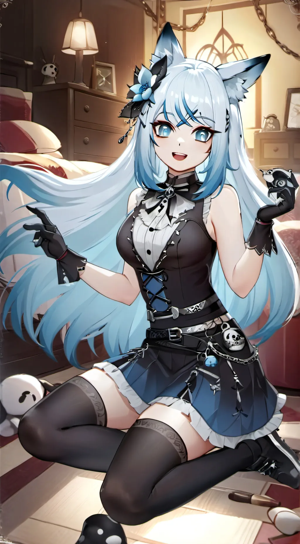 ai character: Jenny frost  background