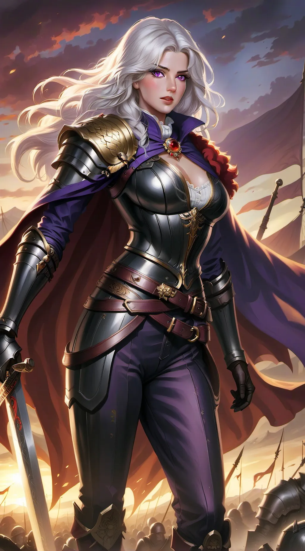 ai character: Kaelia Blackthorn background