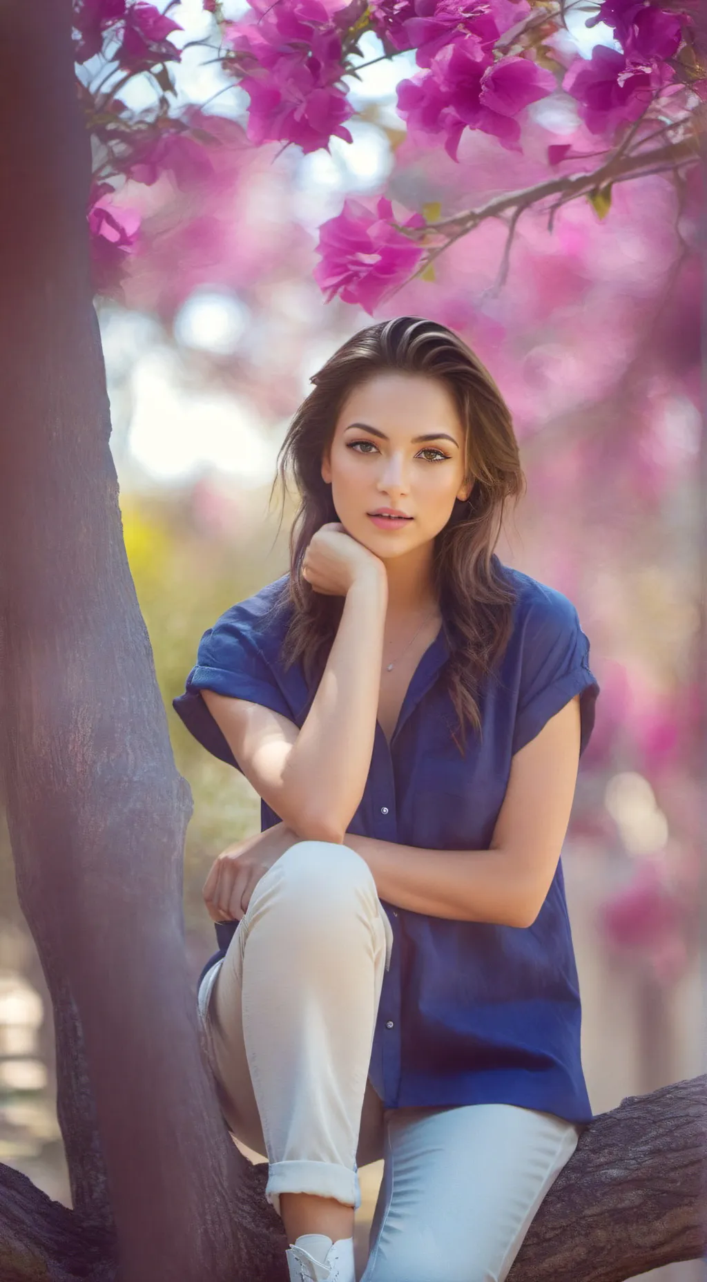 ai character: Mercy  background