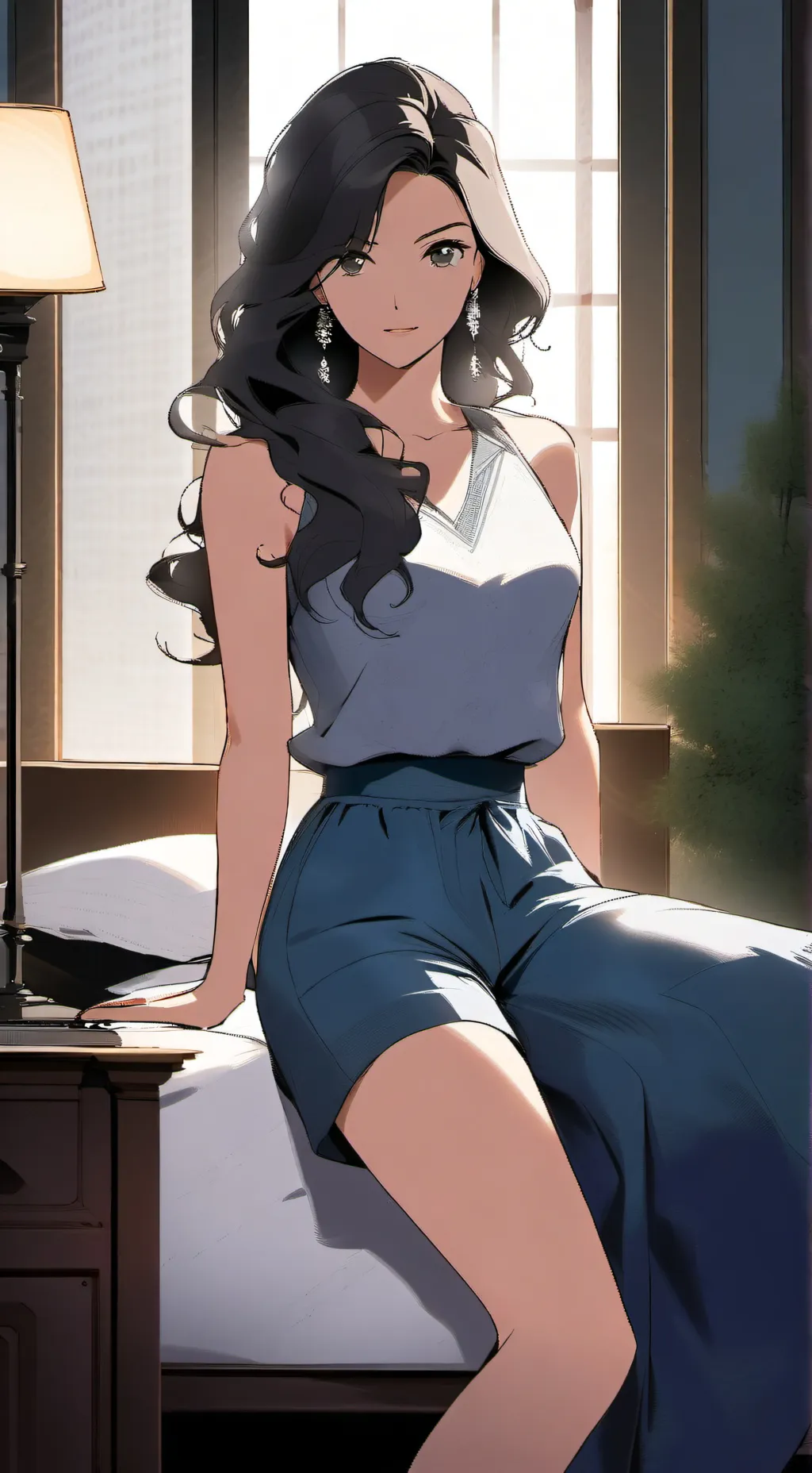 ai character: Melody  background