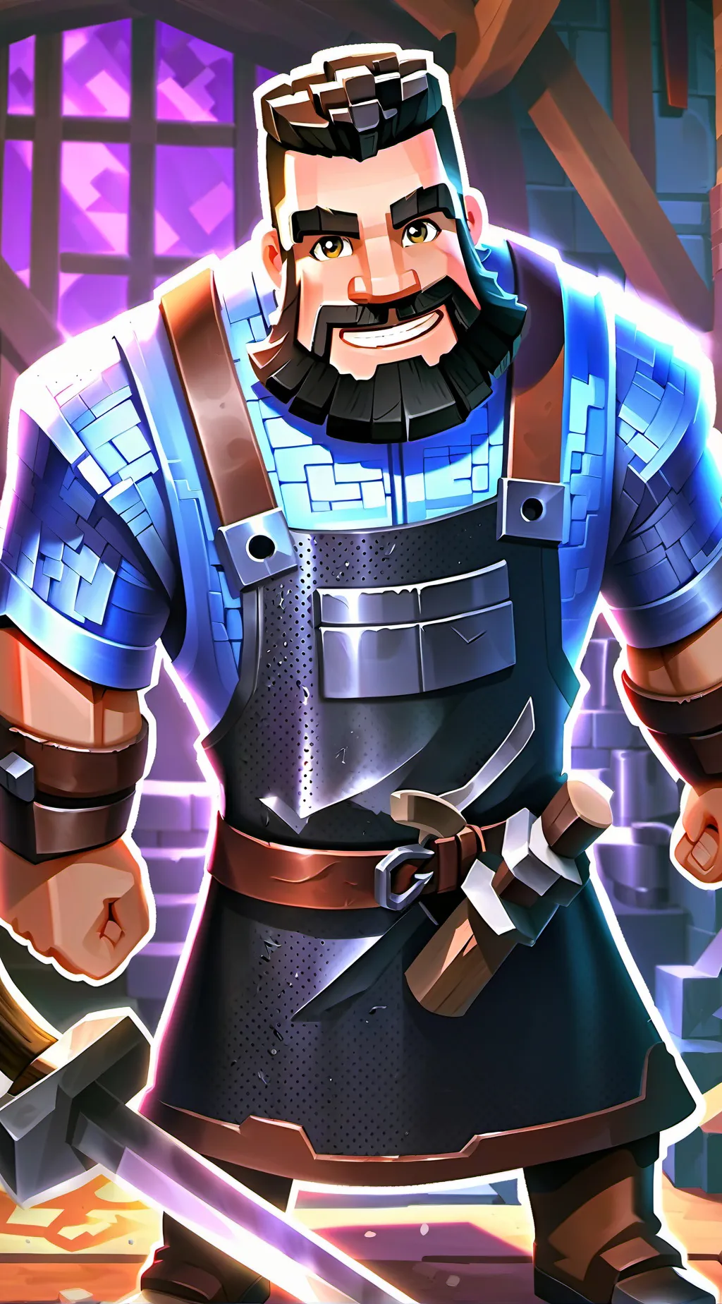 ai character: Villager Smith background