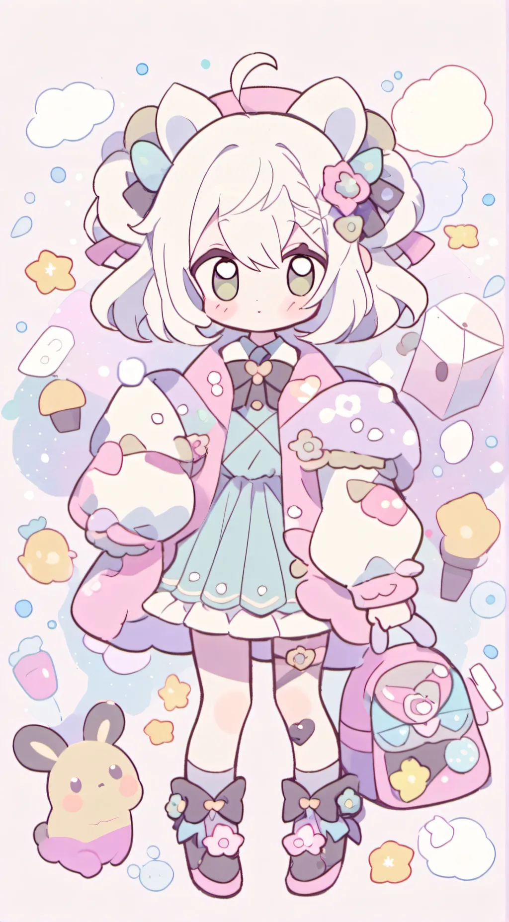 ai character: Hatzgang!!!! background